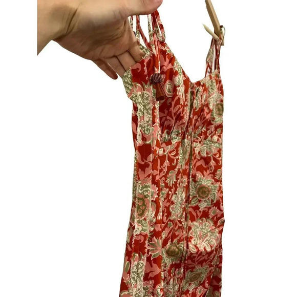 Johanna Ortiz Prettier In Spanish Printed Cotton Slip Dress Size Large - Picture 9 of 13